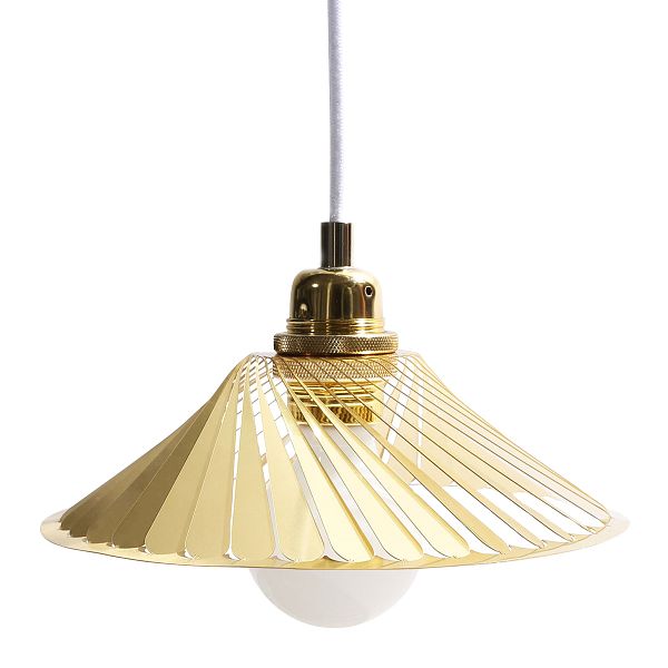 Propeller lamp shade, 24 cm, brass