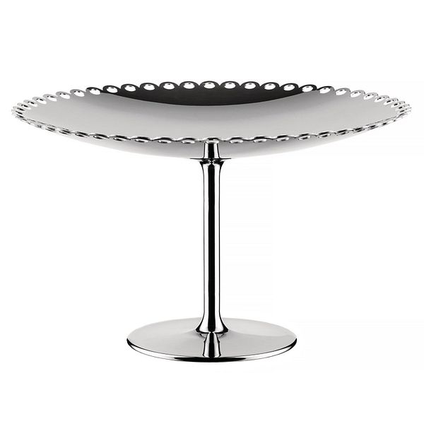 Edges cake stand, stainless steel