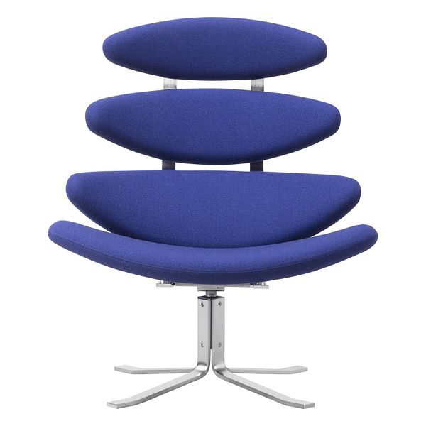 Corona chair, brushed steel - Vidar 676