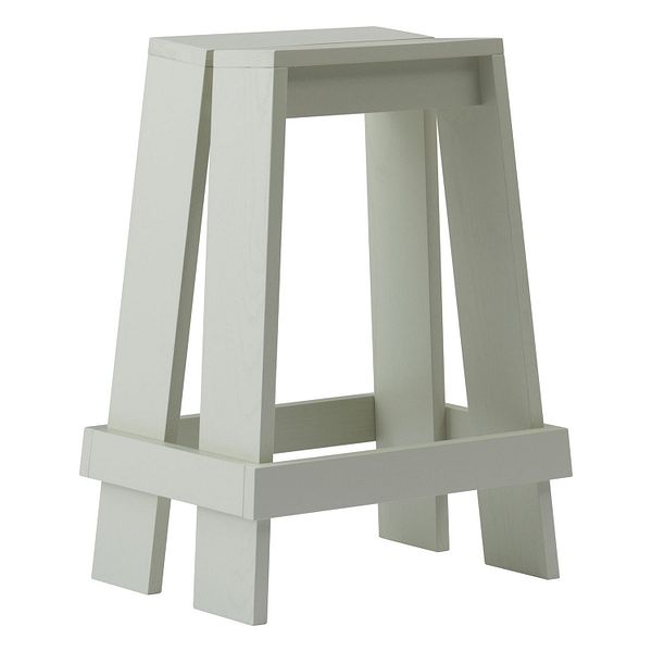 Let barstool, 65 cm, light grey