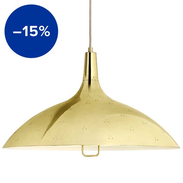Tynell 1965 pendant, brass