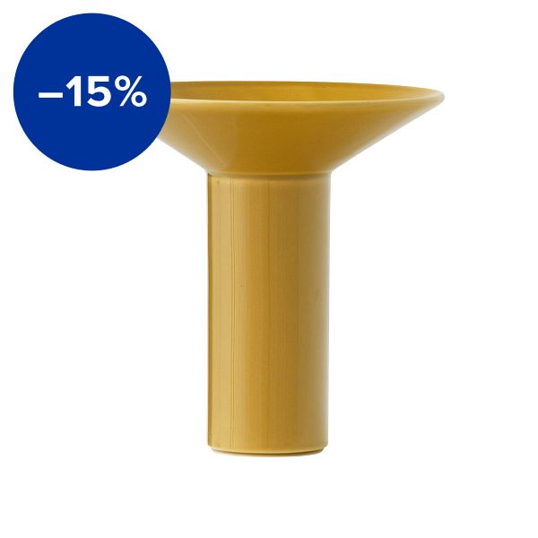 Hana vase, 14,5 cm, ochre