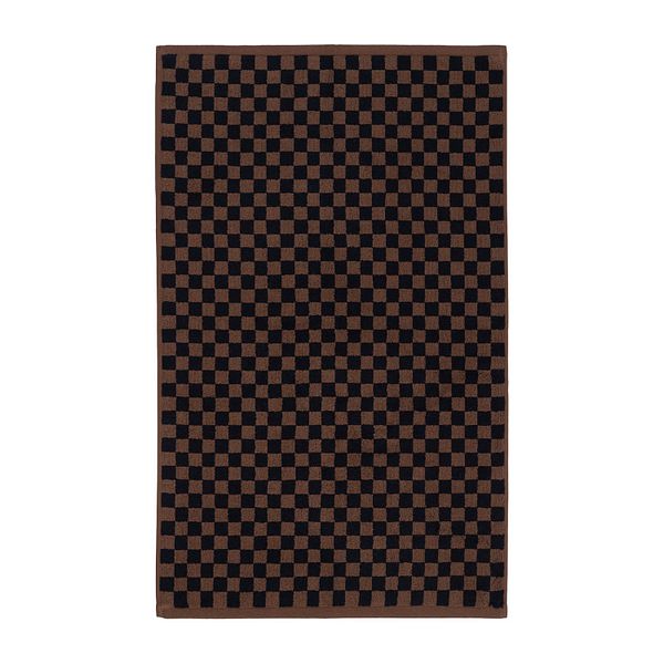 Bath mat Beppu, 50 x 80 cm, tabac - noir