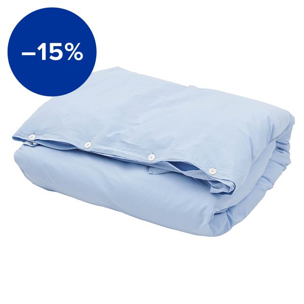 Single duvet cover 150 x 210 cm, morning blue