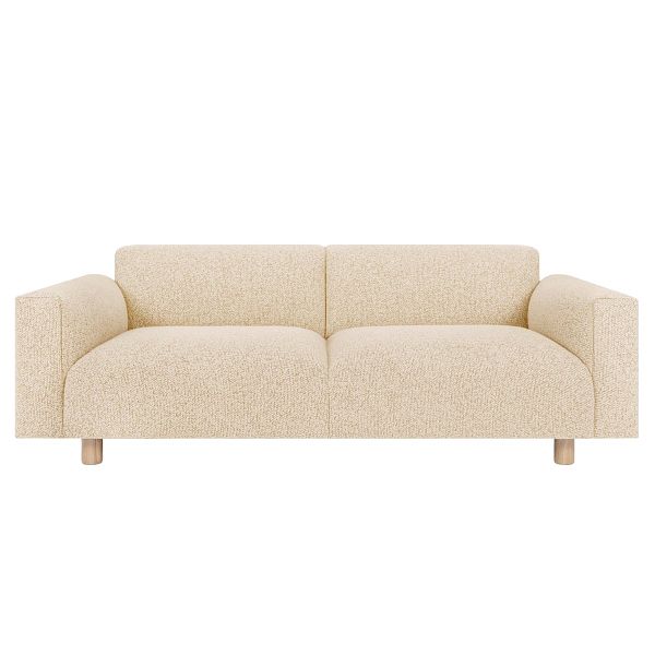 Koti 2-seater sofa, off white boucle