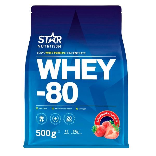 STAR NUTRITION WHEY-80  MANSIKKA 500 G