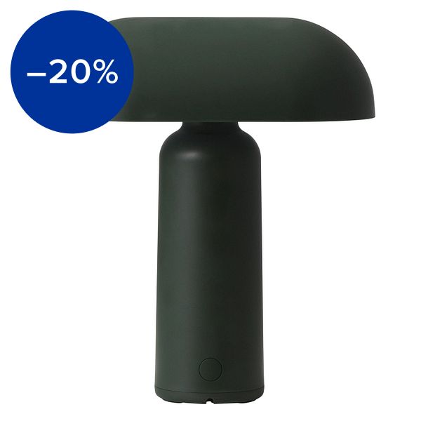 Porta portable table lamp, green