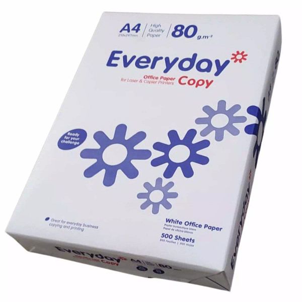 Kopiopaperi 500 arkkia A4 valkoinen 80g/m2 Tulostus- ja kopiopaperi