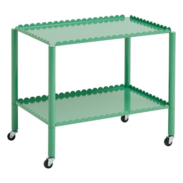 Arcs trolley, low, jade green