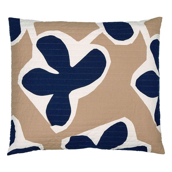 Kevätkiuru pillow, 60 x 60 cm, n.white - dark blue - beige