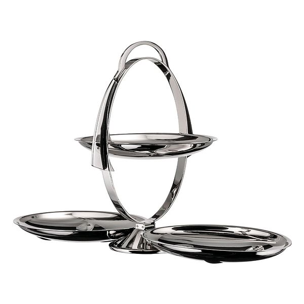 Anna Gong folding cake stand, stainless steel