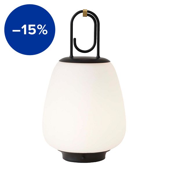Lucca SC51 table lamp, opal - black