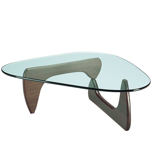 Noguchi coffee table, walnut