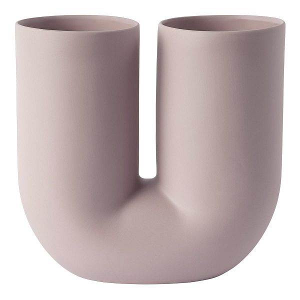 Kink vase, dusty lilac
