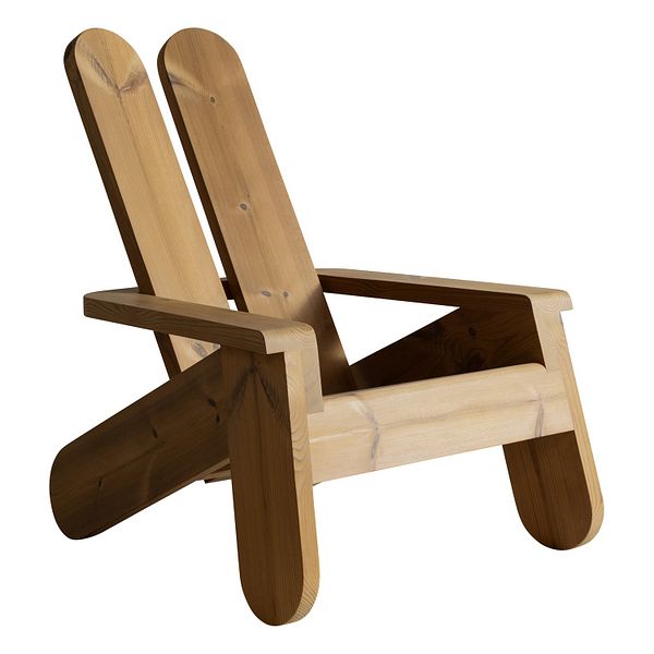 015 Peace outdoor lounge chair, pine