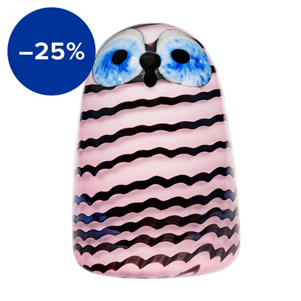 Birds by Toikka Owlet, salmon pink
