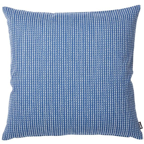 Rivi cushion cover, 50 x 50 cm, blue - white
