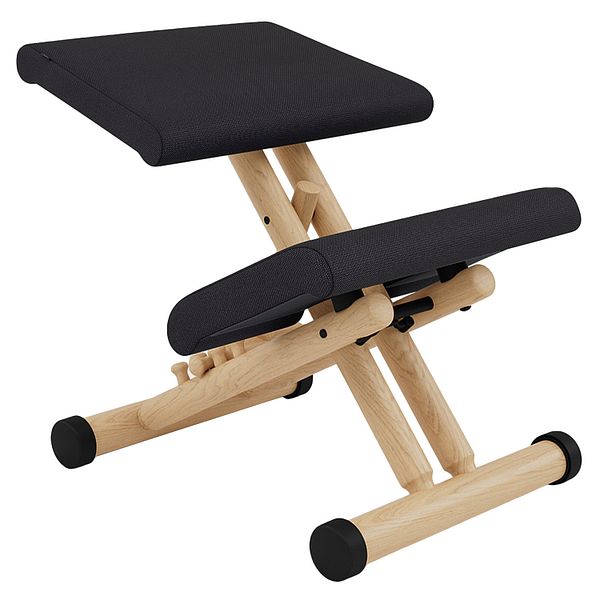 Multi kneeling chair, natural beech - Revive 194