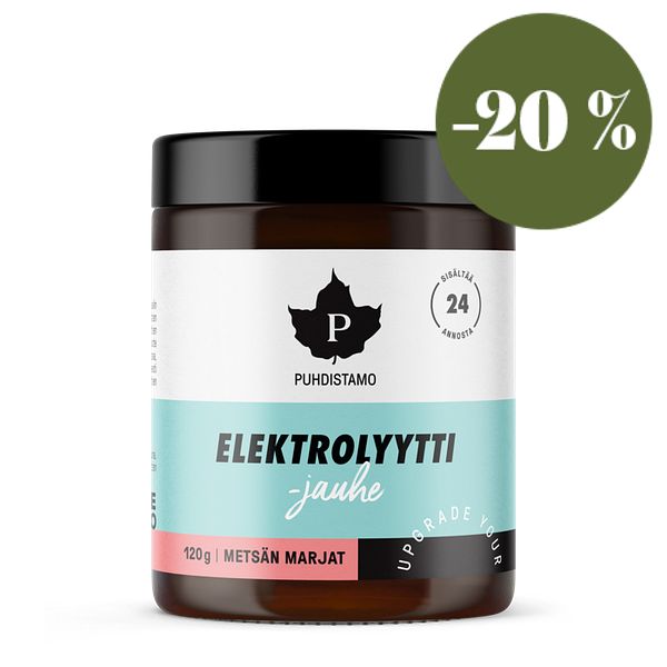 Elektrolyyttijauhe, Metsän marjat, 120 g