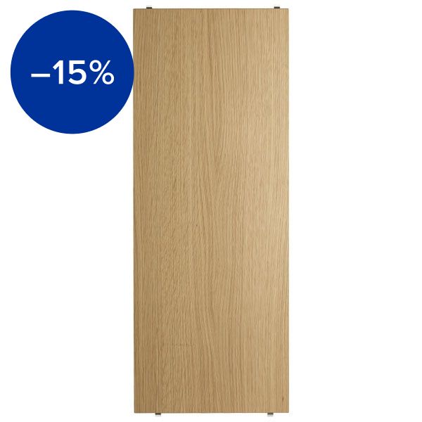 String shelf 78 x 30 cm, 3-pack, oak