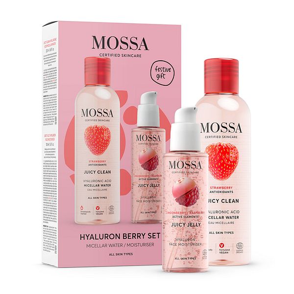 Juicy Berry Duo Set, 200+100 ml - misellivesi + hyaluronihapposeerumi