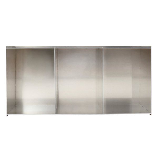 Rivet Case shelf, aluminium
