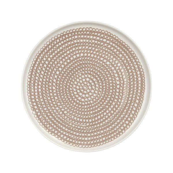 Oiva - Siirtolapuutarha plate, 20 cm, white - clay