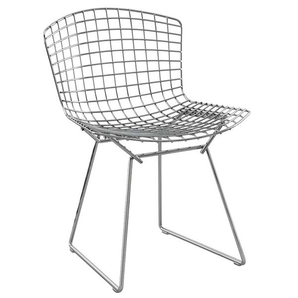 Bertoia chair, chrome