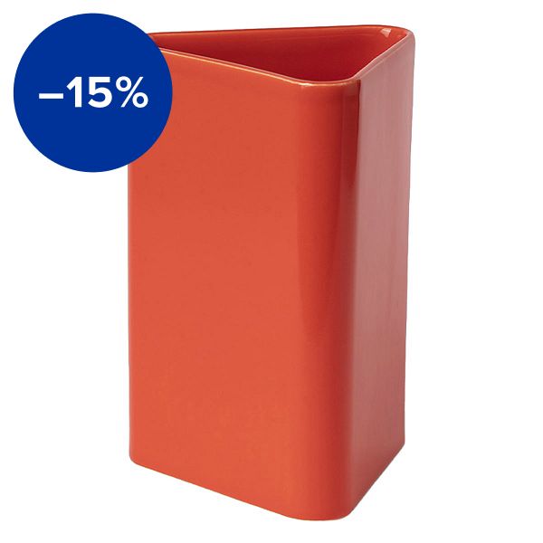 Canvas vase, large, cherry tomato