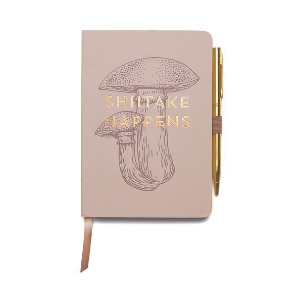 Muistikirja kynällä Shiitake Happens Vintage Sass
