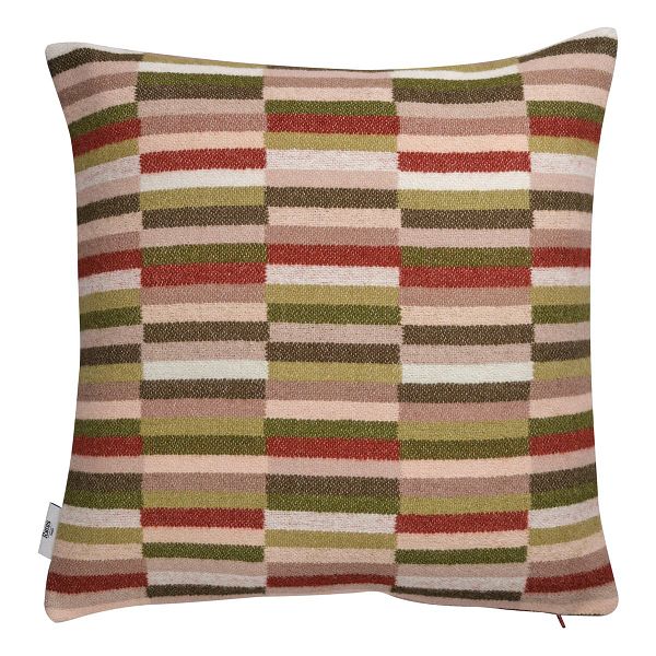 Ida cushion, 50 x 50 cm, olive burgundy