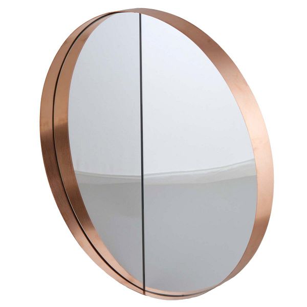 Vino 40 mirror, copper, outward