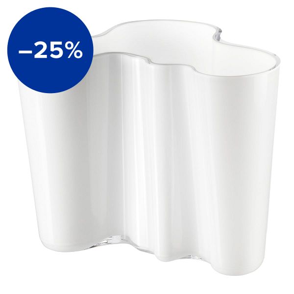 Aalto vase 160 mm, white