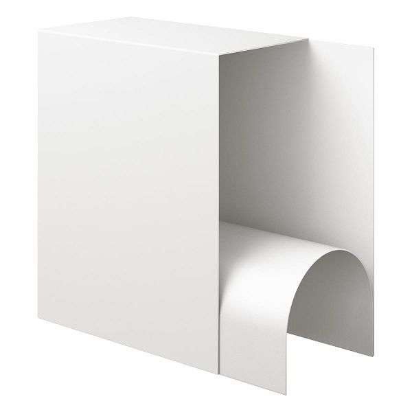 Glyph Alpha side table, grey white