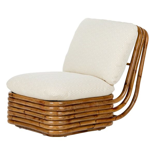 Bohemian 72 lounge chair, rattan - Chevron FR 002