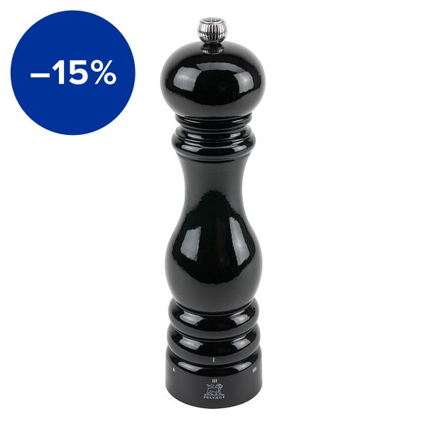 Paris U'Select pepper mill, 22 cm, glossy black