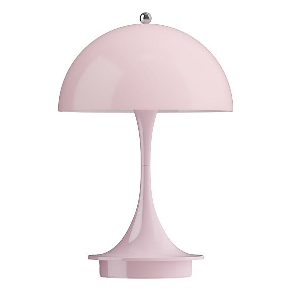 Panthella 160 Portable V3 table lamp, opal pale rose