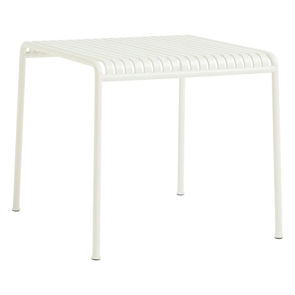 Palissade table, 82,5 x 90 cm, cream white