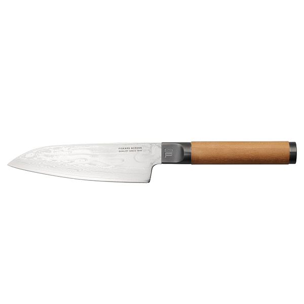 Fiskars LAB Damascus knife 13 cm, brown