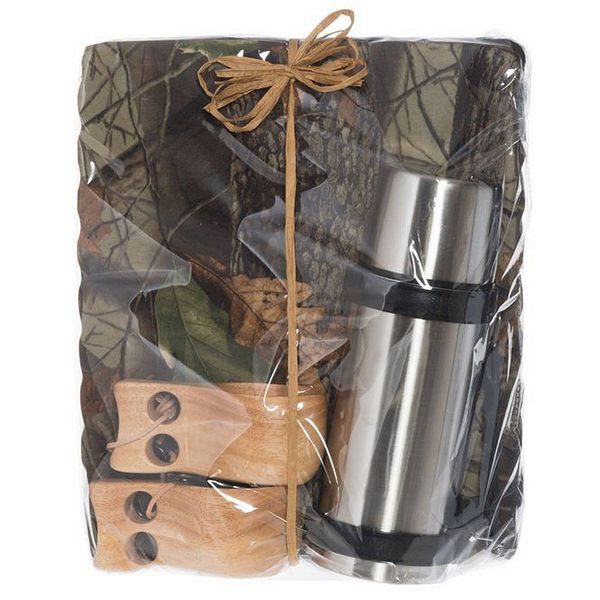 Lahjapakkaus retkeily kahdelle Termos, kuksa 2kpl, istuinalunen 2 kpl