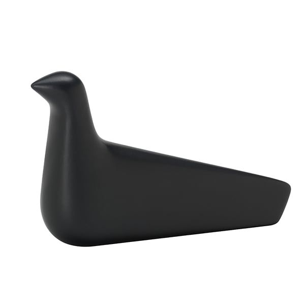L'Oiseau ceramic bird, charcoal matt