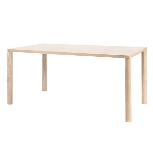 Log table, 140 x 90 cm, oak