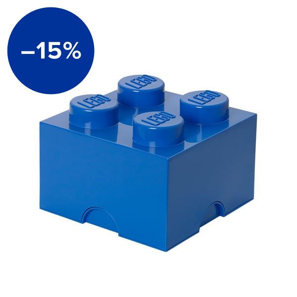 Lego Storage Brick 4, blue