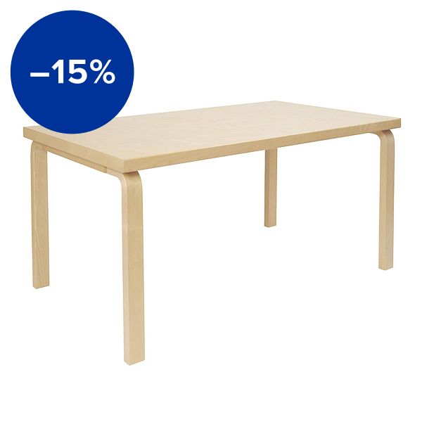 Aalto table 82A, birch