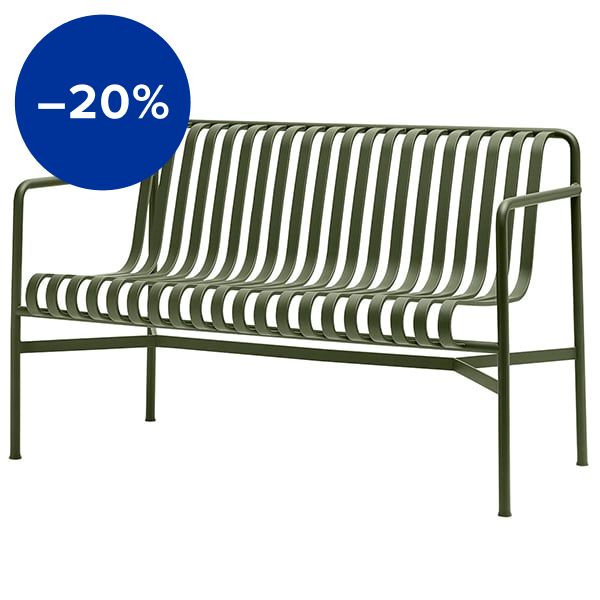 Palissade dining bench, olive