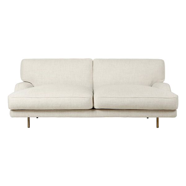 Flaneur 2-seater sofa, antique brass - Indianskop 15