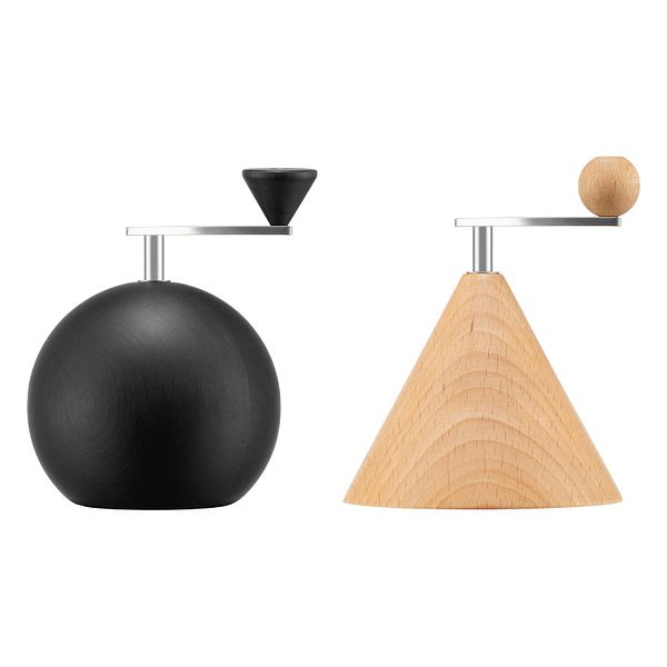 Nissen salt & pepper grinder, natural - black