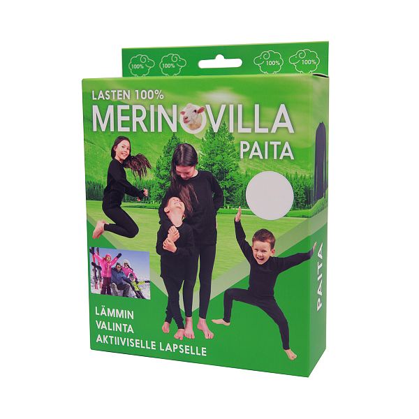100% MERINOVILLA ALUSPAITA LASTEN 130