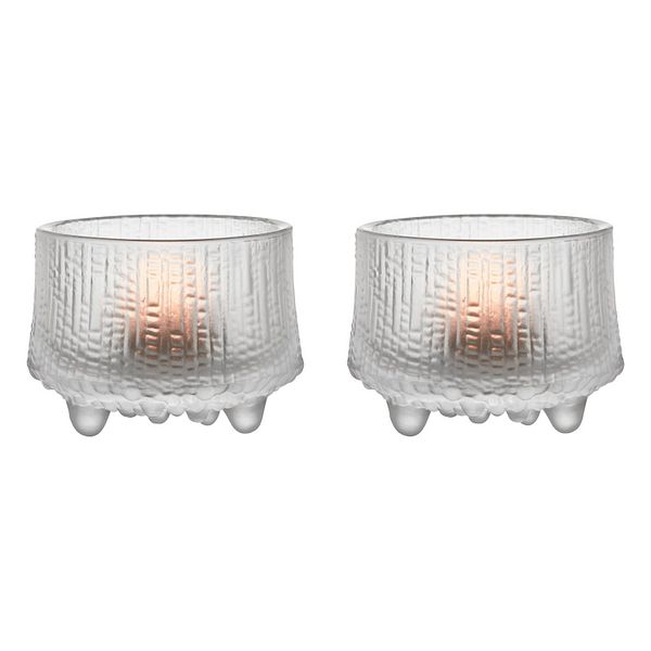 Ultima Thule tealight candleholder,  2 pcs set, matt frosted