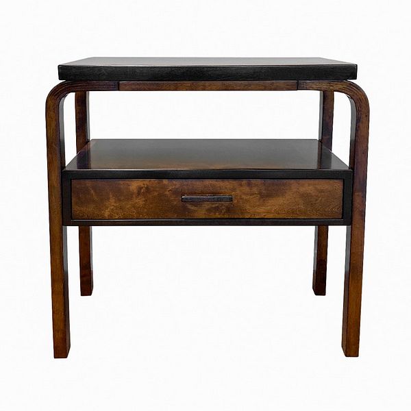Aalto table 87, stained birch
